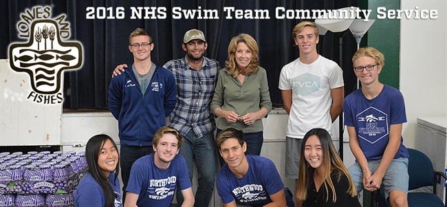 NORTHWOOD TIMBERWOLVES SWIM TEAM SERVES MEALS TO COMMUNITY RESIDENTS